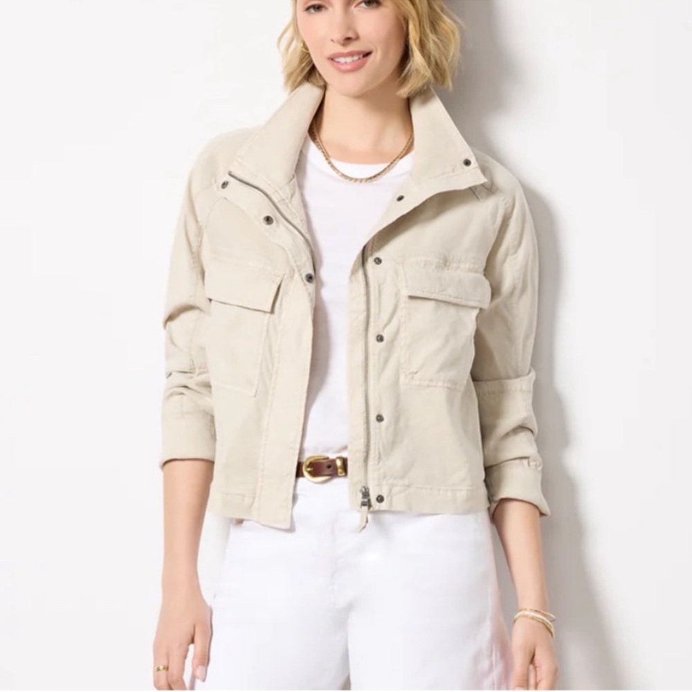 Evereve Beige Utility Jacket